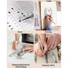 Nicpro Blocky Gear Metal Mechanical Pencil Set with Leather Case,