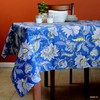 Sweet Us Sérénité Florale Wipeable Tablecloth Spill Resistant Acrylic Coated,