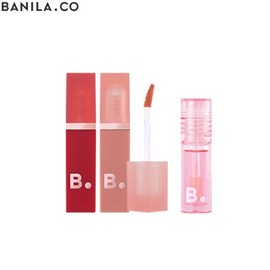 BANILA CO Sheer Velvet Veil Tint + Veil Gloss Set 3items, Color 1#$%Color 2:PK01 Ballerina-BE01 Cashmere