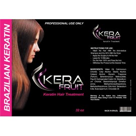 KERATINA DE CHOCOLATE KERA FRUIT 1 LITRO + SHAMPOO ANTI RESIDUOS HAIR HYDRATION ELIMINATES FRIZZ Blowout Straightening, Eliminates Curls and Frizz