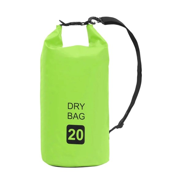 YIMORIA Dry Bag Green 5.3 gal PVC Without Zipper,Strict QC