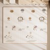 79x71 in Foldable Baby Play Mat,Waterproof Baby Playpen Mat,Portable Anti-Slip