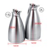 Fdit 1.5L Hot Water Bottle, Stainless Steel Double Wall Vacuum