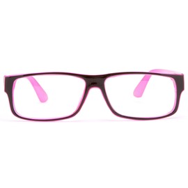 Newbee Fashion - "Kayden" Retro Unisex Plastic Fashion Clear Lens Glasses