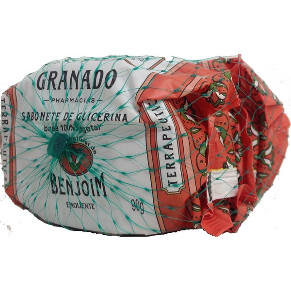 Linha Terrapeutics Granado - Sabonete em Barra Benjoim (3 x 90 Gr) - (Granado Terrapeutics Collection - Benzoin Bar Soap Net (3 x 3.2 Oz))