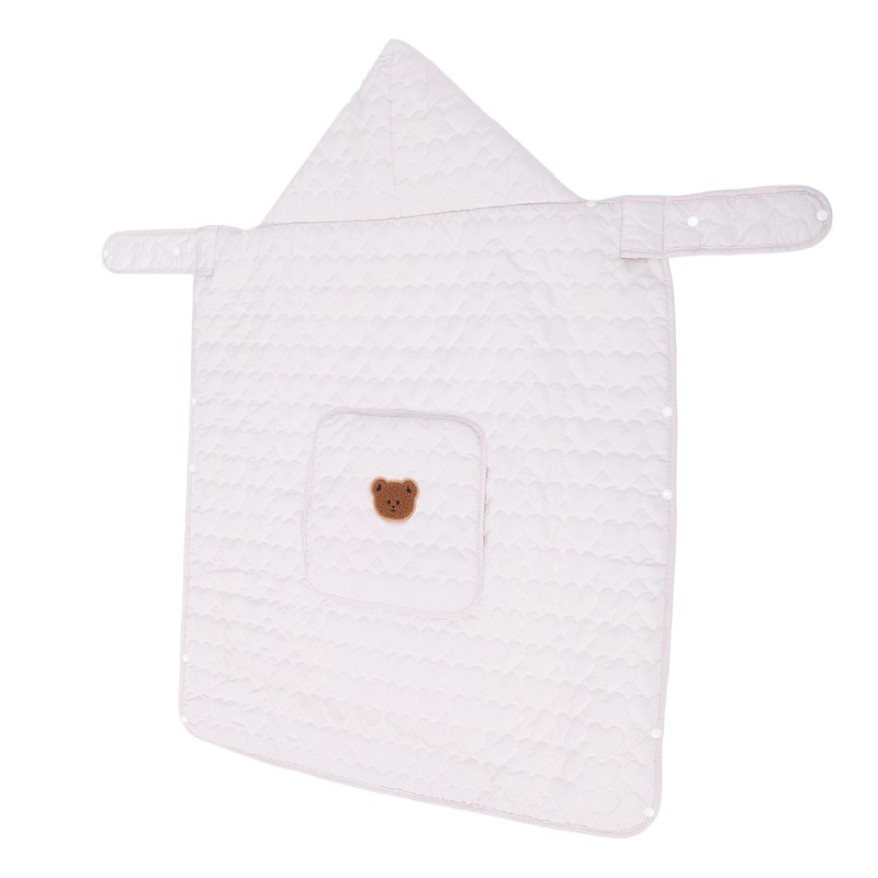 Hooded Toddler Blanket Keep Warm Wind Proof Thickened Cotton Flannel