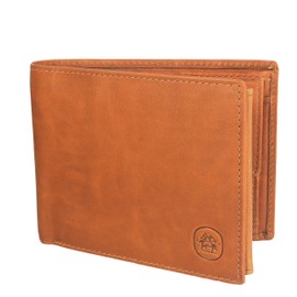 Cartvelli Men's Leather Wallet, cognac brown, Stylish