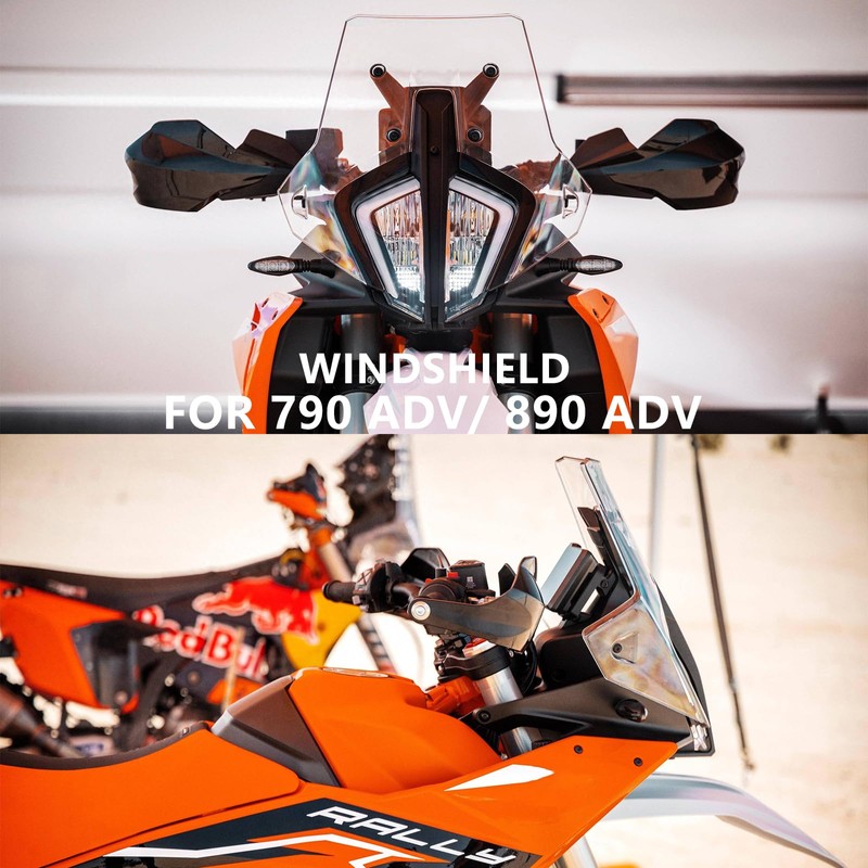 FWXEOZ Motorcycle Windshield Deflectors for 790ADV 890 ADV Adventure 2023-2025,