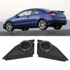 2pcs Car Door Tweeter Speaker Cover Trim Loudspeaker Decor Replacement