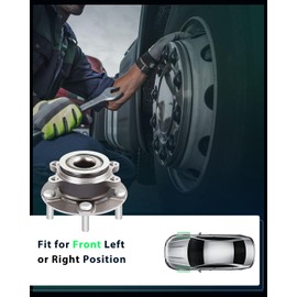 SCITOO 513298 New Wheel bearing kit Compatible with 2014-2015 For Nissan Rogue Select 2008-2013 For Nissan Rogue 5 Lugs Axle Hub Assembly Kit W/ABS 1 Pack