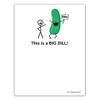This is a Big Deal Notepad, Funny Dill Gift Idea 4.25 x 5.5, 50 Sheets