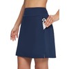 BALEAF Women's Running Cotton 5 A-line Skirt, B-Blue