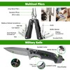 ZENHOSIT Multifunctional Folding Tactical Shovel Hatchet Combo - With Axe,