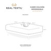 REAL TEXTIL Protector Cubre Colchón 100% Impermeable | Tela Suave