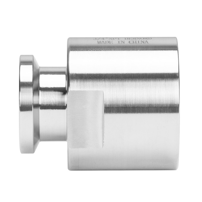 DERNORD 1/2'' Tri clamp Adapter to 3/4 inch FNPT Thread