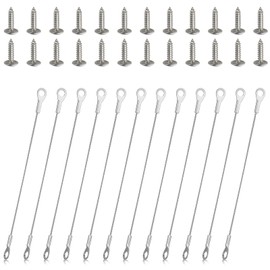 12 Pcs Cabinet Door Restraint, Door Opening Angle Protector Cabinet Hinge Limiter with Screws Opening Angle Limiter for Cabinets Doors Stopper Hinge for Limit Swing (6 Inch)