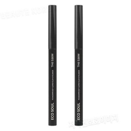 The Saem (Hyundai Hmall) The Saem Eco Soul Power Proof Ultra Slim Eyeliner BK01 Night Black 2pcs / (현대Hmall) 더샘 에.코 소울 파워프루프 초슬림 아이라이너 BK01 나이트 블랙 2개