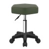 FURWOO Hexagon Rolling Stool Height Adjustable Stool with Wheels for