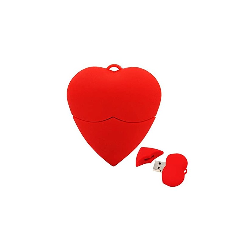 Love Heart 16GB USB Flash Pen Drive Memory Thumb Stick