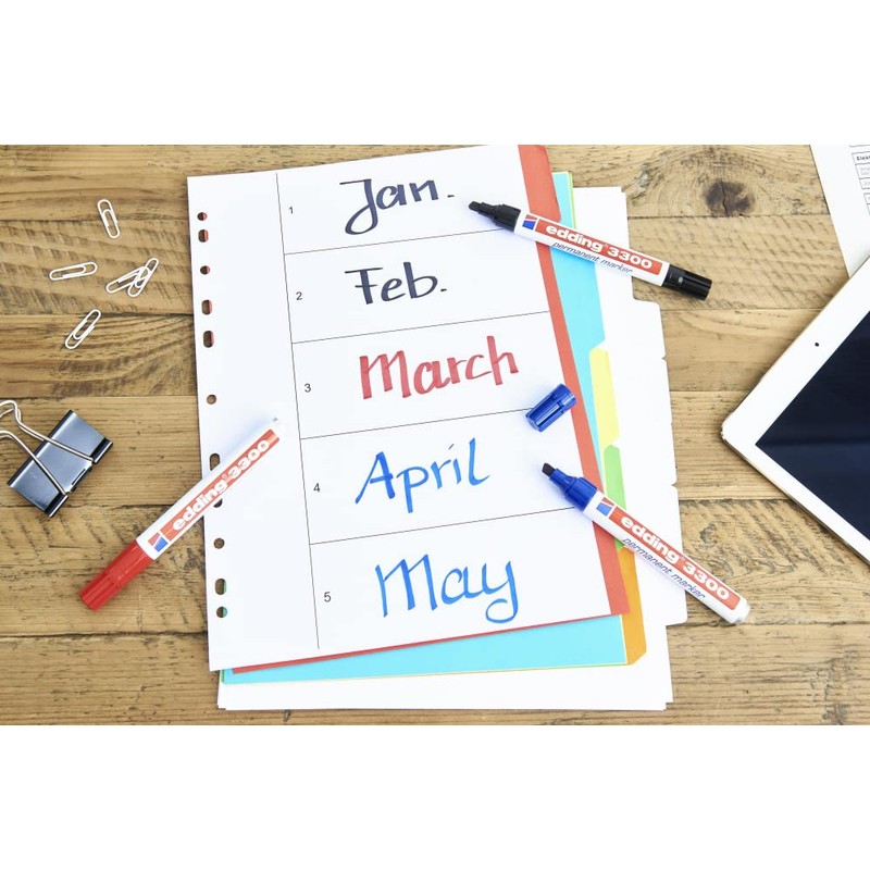 Permanentmarker 3300 orange NACHFÜLLBAR MIT EDDING T 25