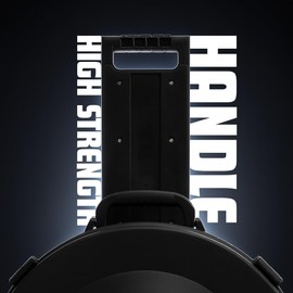 Cymbal Case With Foam Durable Cymbal Hard Cases, Fits Up to 10 * 21" Cymbals, Design for Drums Cymbal Safety, 22" Rolling Cymbal Cases Upgrade from Cymbal Bag, Cymbal Bags With Wheels, Elite Black