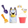 Little Tikes Bluey Beach Day Sand Box with 6 Accessories,