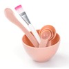 WOIWO DIY Beauty Mask Bowl Set Makeup Four-Piece Kit (pink)