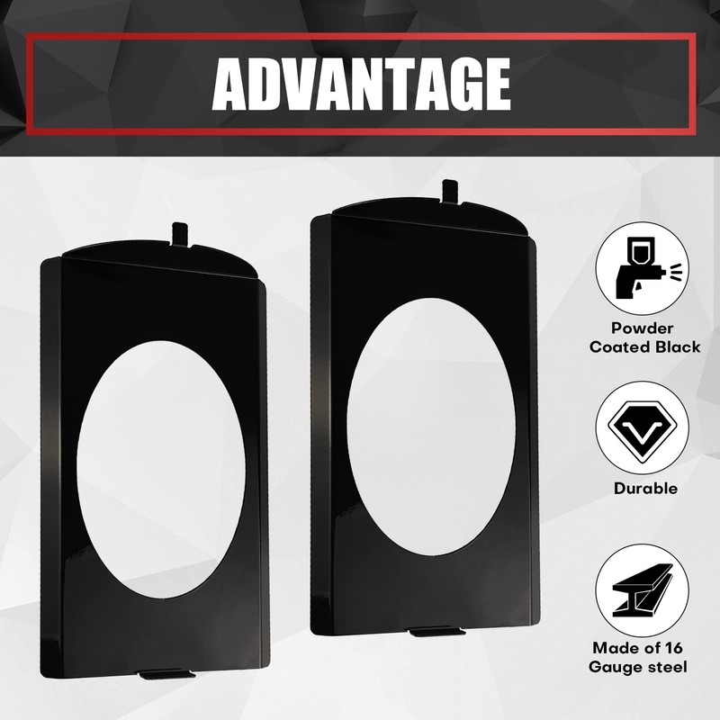 VIAGL Speaker Brackets Behind Seat 6x9 fit for Chevy C10
