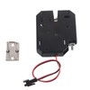 Fdit DC 12V 2A Electromagnetic Lock Carbon Steel Electric Control