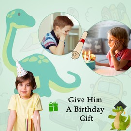 CheersLife Gift for Grandson from Grandma Grandpa, Grandson Bracelet from Grandma To My Grandsons Dinosaur Bracelet Anniversary Birthday Christmas Gifts for Him