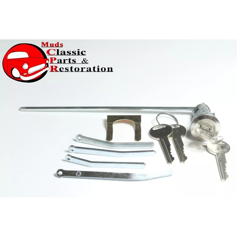 Muds 66-72 Chrysler Dodge Plymouth Trunk Lock w/Original Logo Keys
