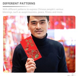 Ciieeo 36pcs Chinese Style Red Envelopes Chinese Red Envelopes Chinese New Year Red Envelopes for Chinese New Year, Spring Festival