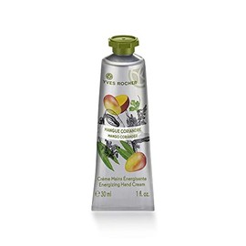 Yves Rocher Crema para manos mango y cilantro, tratamiento corporal, cuidado de la piel y las manos, manos suaves e hidratadas, eficacia y sensorialid