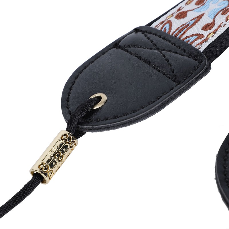 Embroidery Saxophone Neck Strap for Alto Tenor Sax Adjustable Instrument