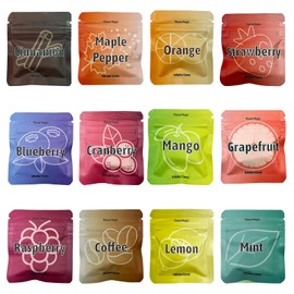 12 PCS Flavoured Inner Filter Packs, Natural Breathing Necklace Flavoured Filters, Variety of Flavours Filters for Breathing Necklace Anxiety Stress Relief for Adults