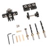 Dowel Jig Quick Precise Positioning Hole Drill Locator Aluminum Alloy
