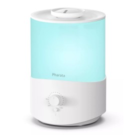 Pharata Humidifiers for Bedroom Large Room, 2.5L Cool Mist Humidifier with Essential ...