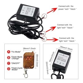 Módulo De Control Estroboscópico Led De 16 Funciones