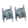 Sdjdhej Cabinet Double Roller Lock Buckle, 1 Pieces Zinc Alloy