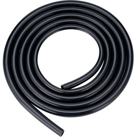 Eastrans 3/4" ID Silicone Tubing, Food Grade 3/4" ID x1" OD Flexible Pure Silicone Hoses High Temp for Home Brewing,10 Feet Length,Black