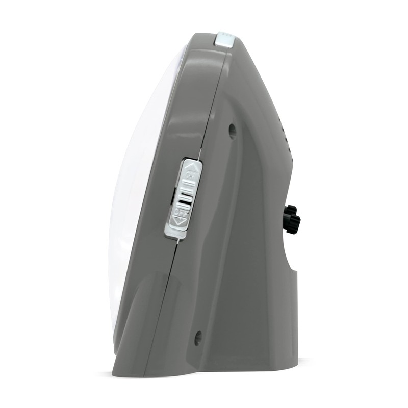 Acctim Arlo Non-Ticking Sweep Luminous Tipped Hands Analogue Backlight Alarm