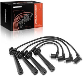 A-Premium - Juego de 4 cables de bujía de encendido compatibles con Kia Rio 2001 2002 2003 2004 2005 1.5L 1.6L naturalmente aspirado