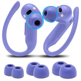 WC TipZ Powerbeats Pro 2 – Memory Foam Ear Tips Compatible with Beats Powerbeats Pro 2 by Wicked Cushions | Enhanced Comfort, Secure Fit & Noise Isolation | Purple