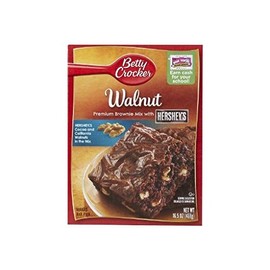 Betty Crocker Supreme Walnut Brownie Mix (Pack of 3) 16.5 oz Boxes