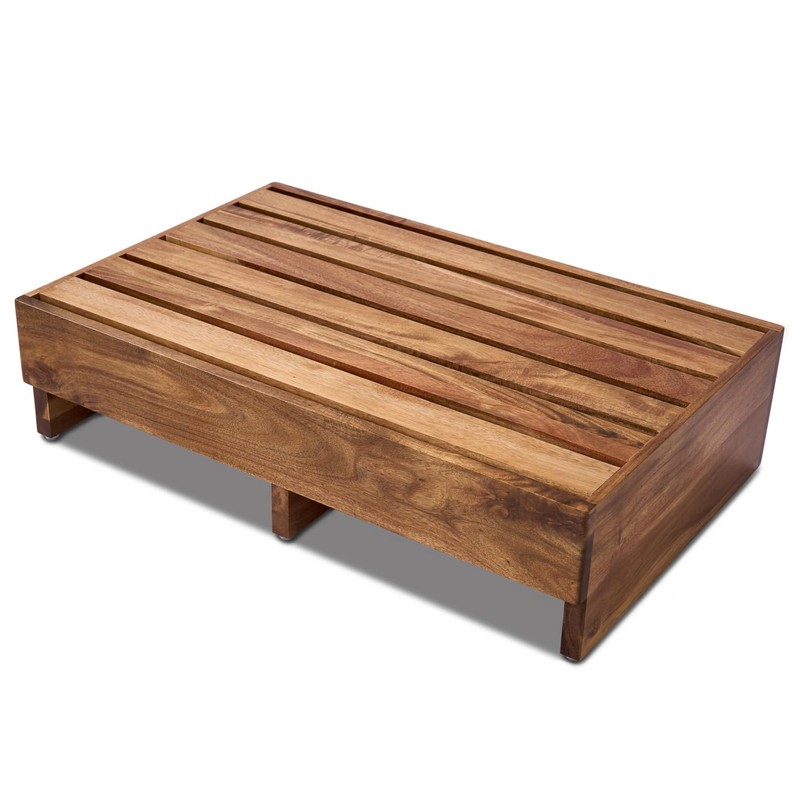 Acacia Wood Step Platform (25'' L x 16'' W x