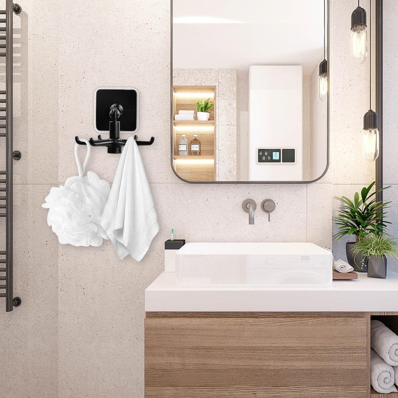 360° Rotating Hook Rack for Kitchen Utensils, 2 Pieces Hook