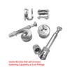 LOOTICH Fixing Screw Eccentric Cam Ø15mm and Bolts Fitting Dowels