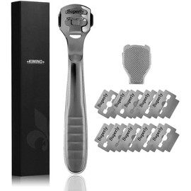 KIMINO Callus Remover/Corn Cutter [Beautiful Legs Start] Callus Remover for Feet, Heels, Callus Care, Heels, Soles, Corns/Calluses/Corn Removal [10 Replacement Blades Included]