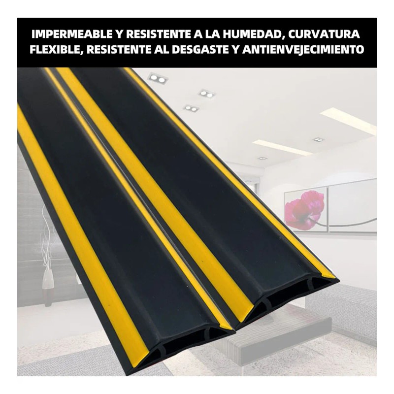 Organizador Y Protector De Cables Para Pisosd-line Con 5m