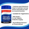 2 x Calcium & Vitamin D Tablets, 200 Tablets –